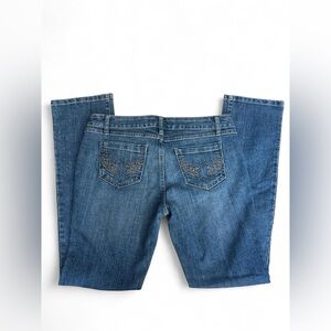 2000's Embroidered Low Rise Jeans